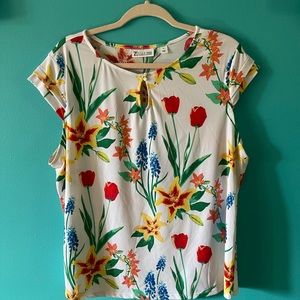 NYC Floral Blouse